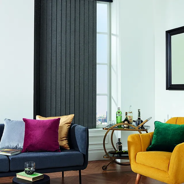 Grey Vertical Blind