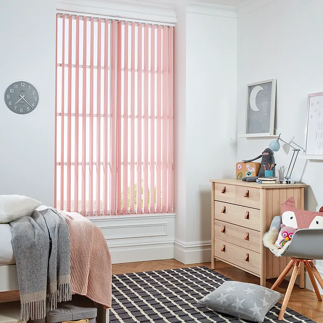 Pink Vertical Blind